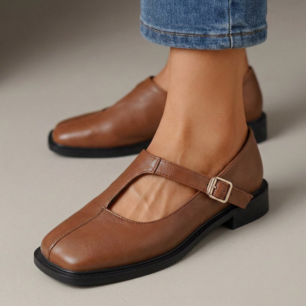 Ballerines en Cuir Confort Rosalie