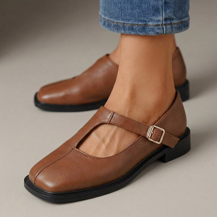 Ballerines en Cuir Confort Rosalie