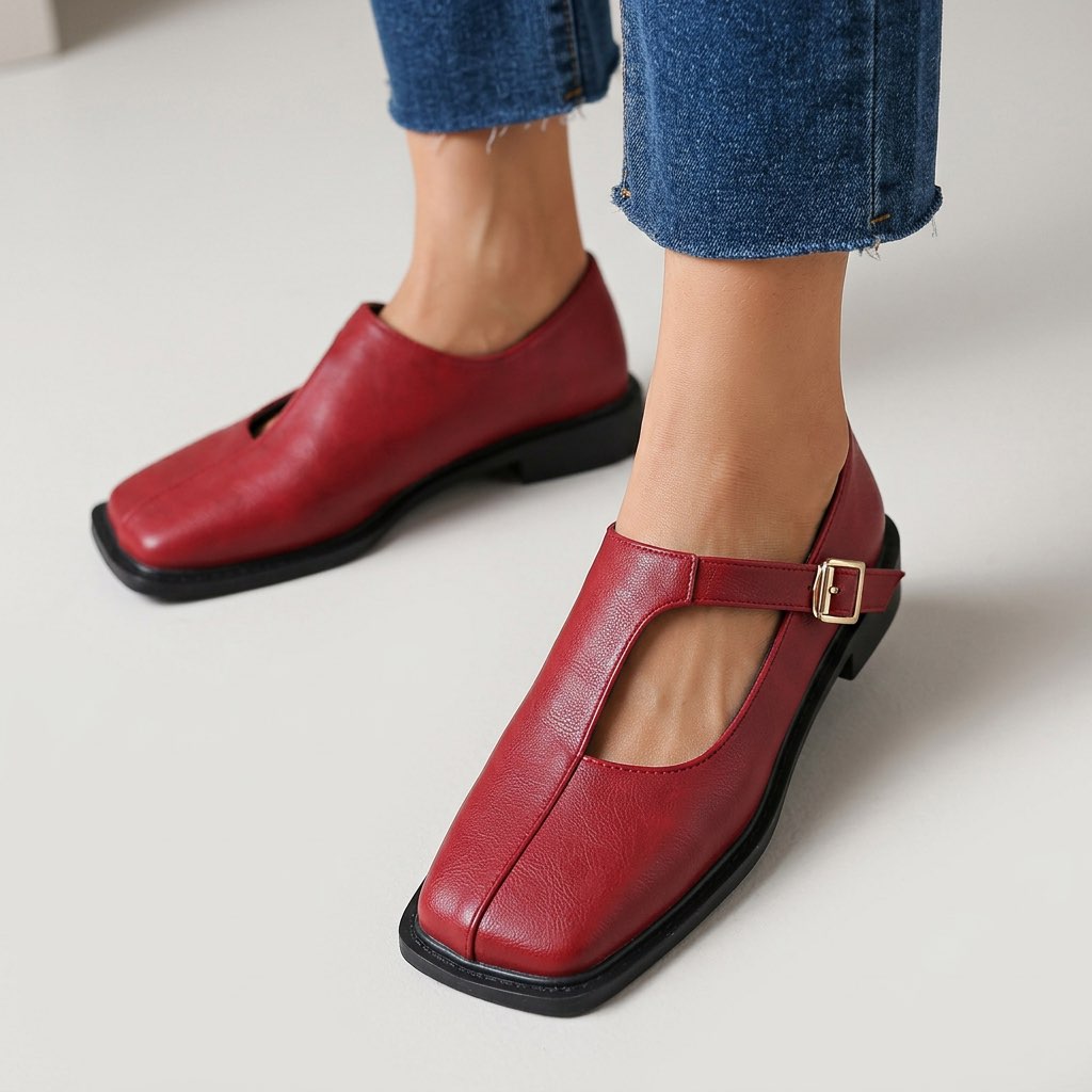 Ballerines en Cuir Confort Rosalie