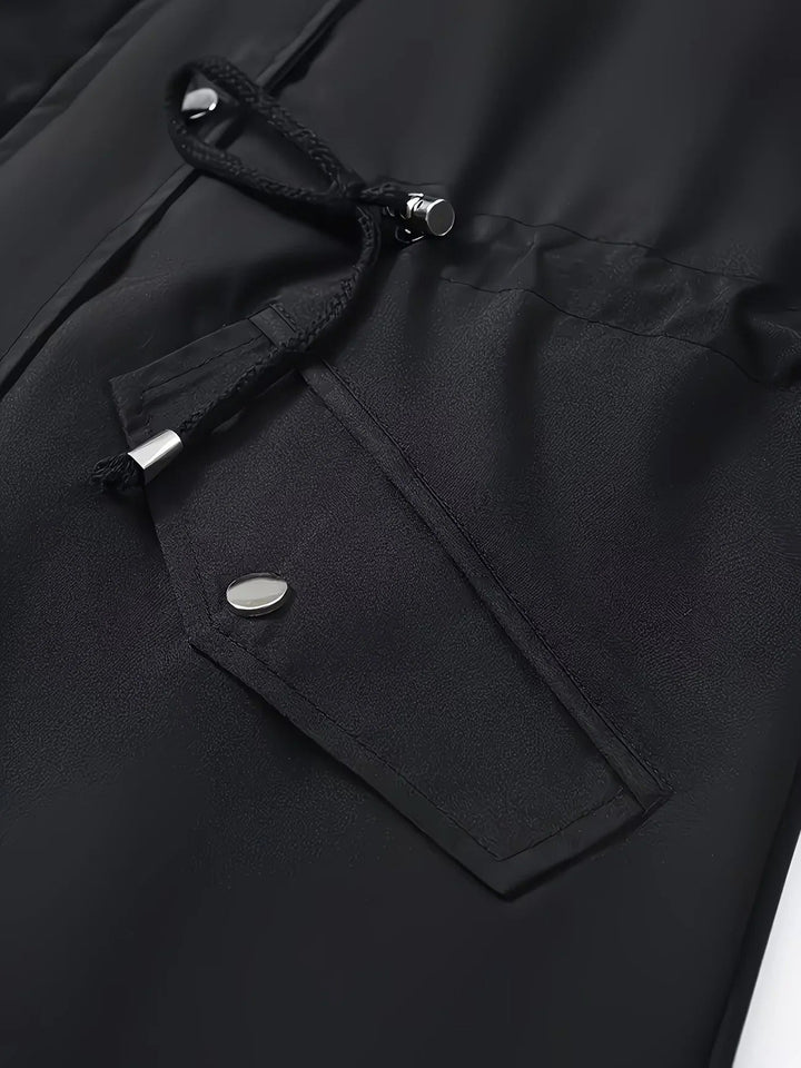 Carlotta Veste de Pluie 3-en-1 – Imperméable avec Capuche Amovible