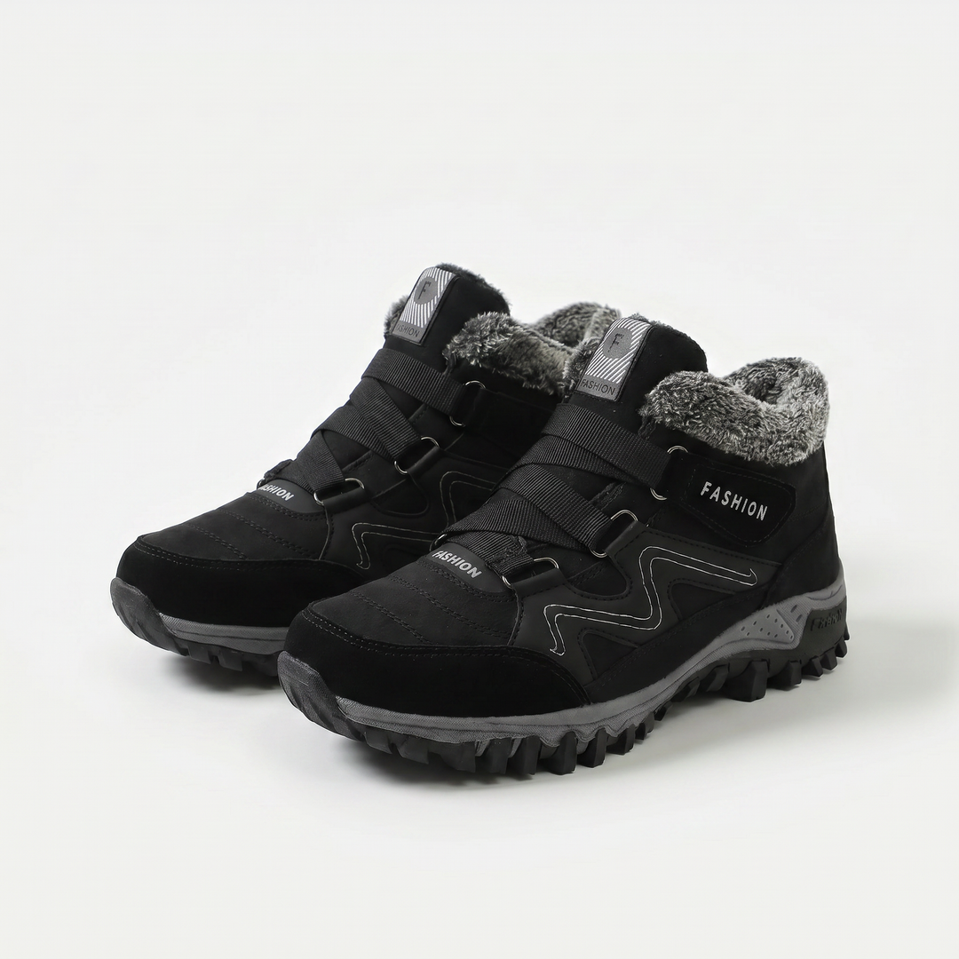 Montela – Chaussures Orthopédiques d'Hiver Rouges