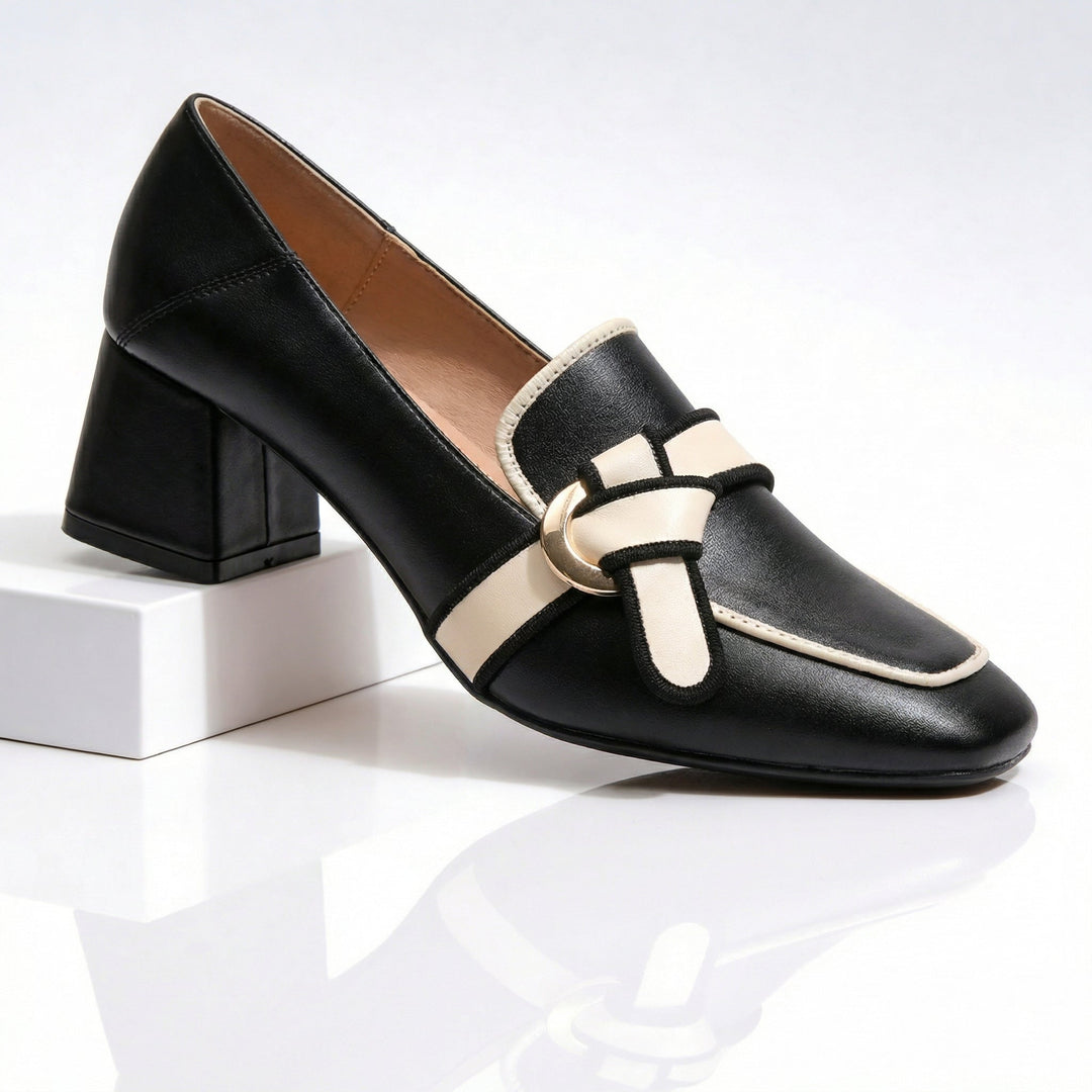 Mocassins avec Profil Contrastant