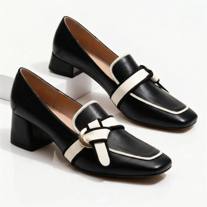 Mocassins avec Profil Contrastant