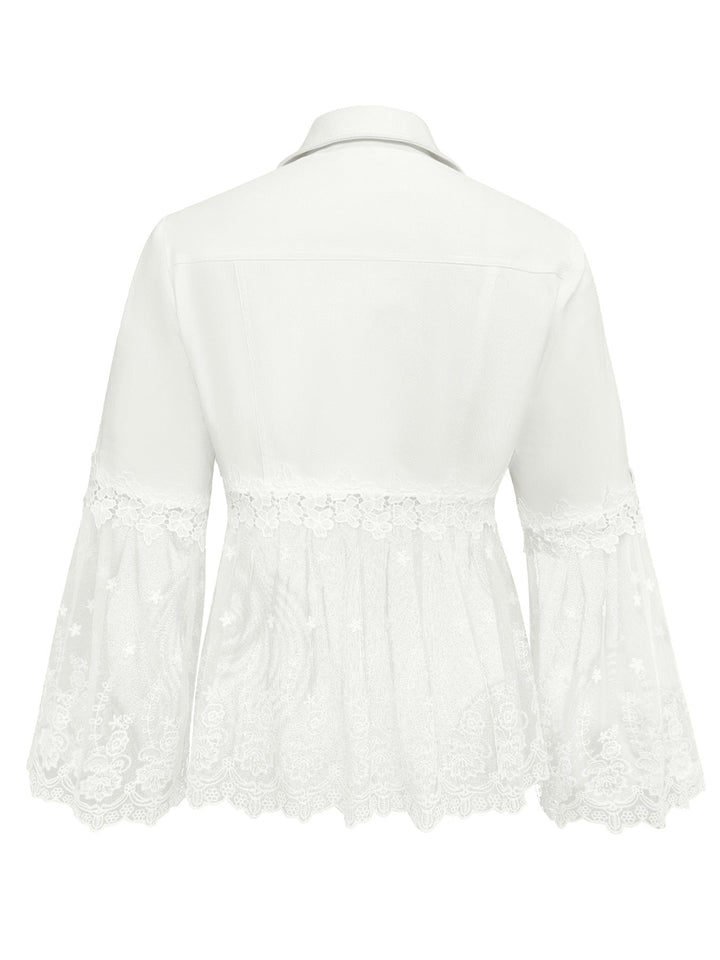 Solange | Veste à panneaux en dentelle