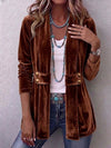 Honorine | Veste ouverte à bouton vintage