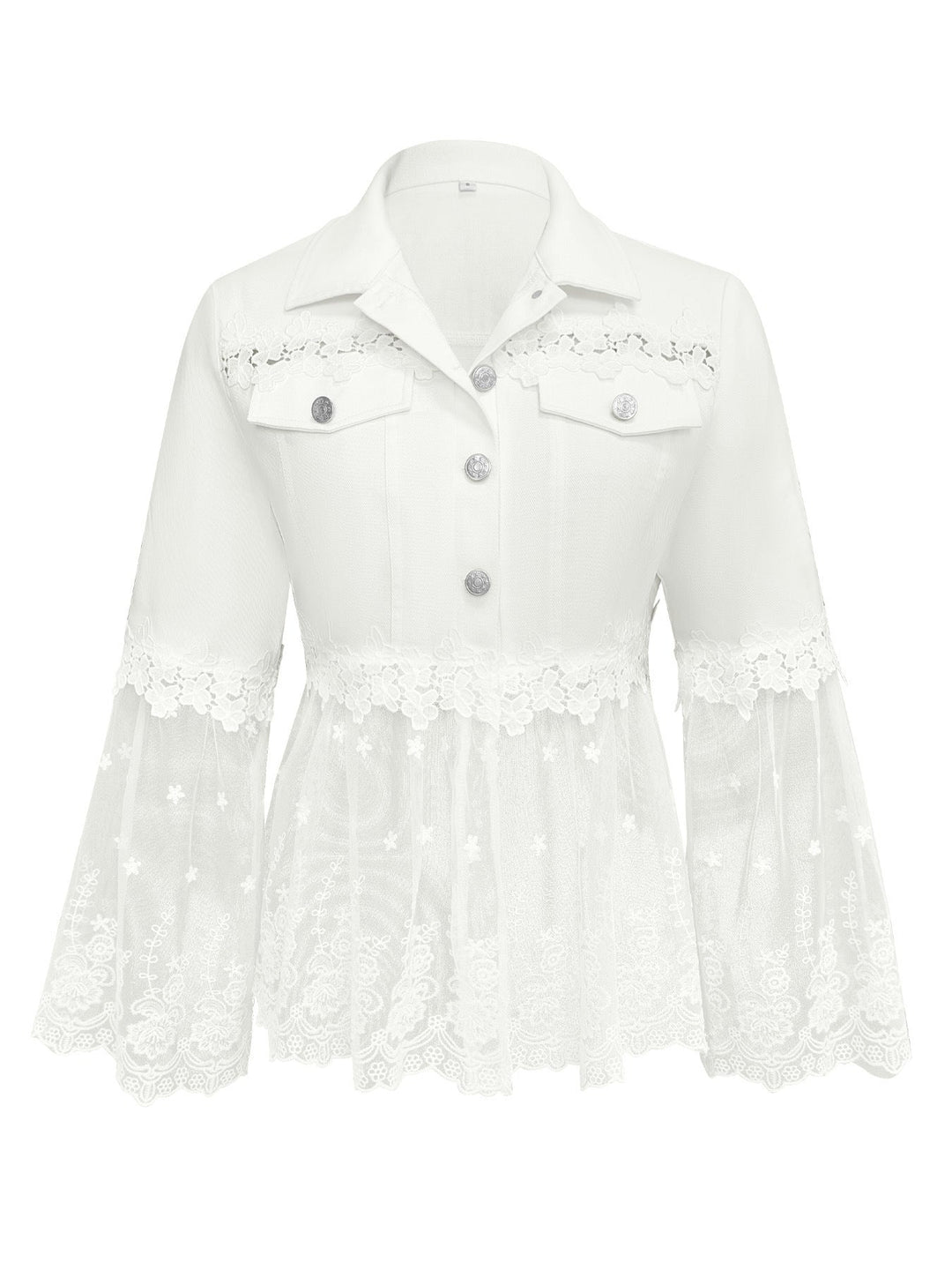 Solange | Veste à panneaux en dentelle