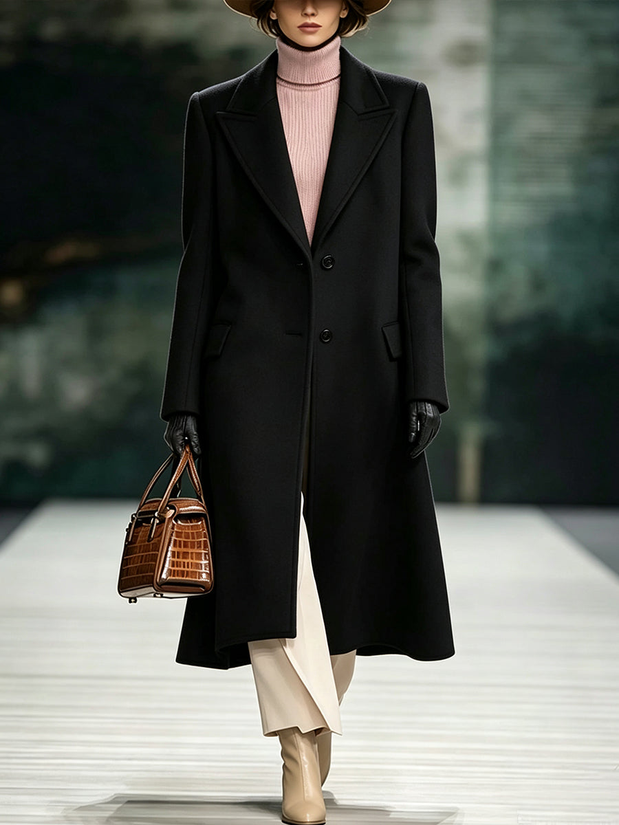 Manteau Long Élégant et Classique
