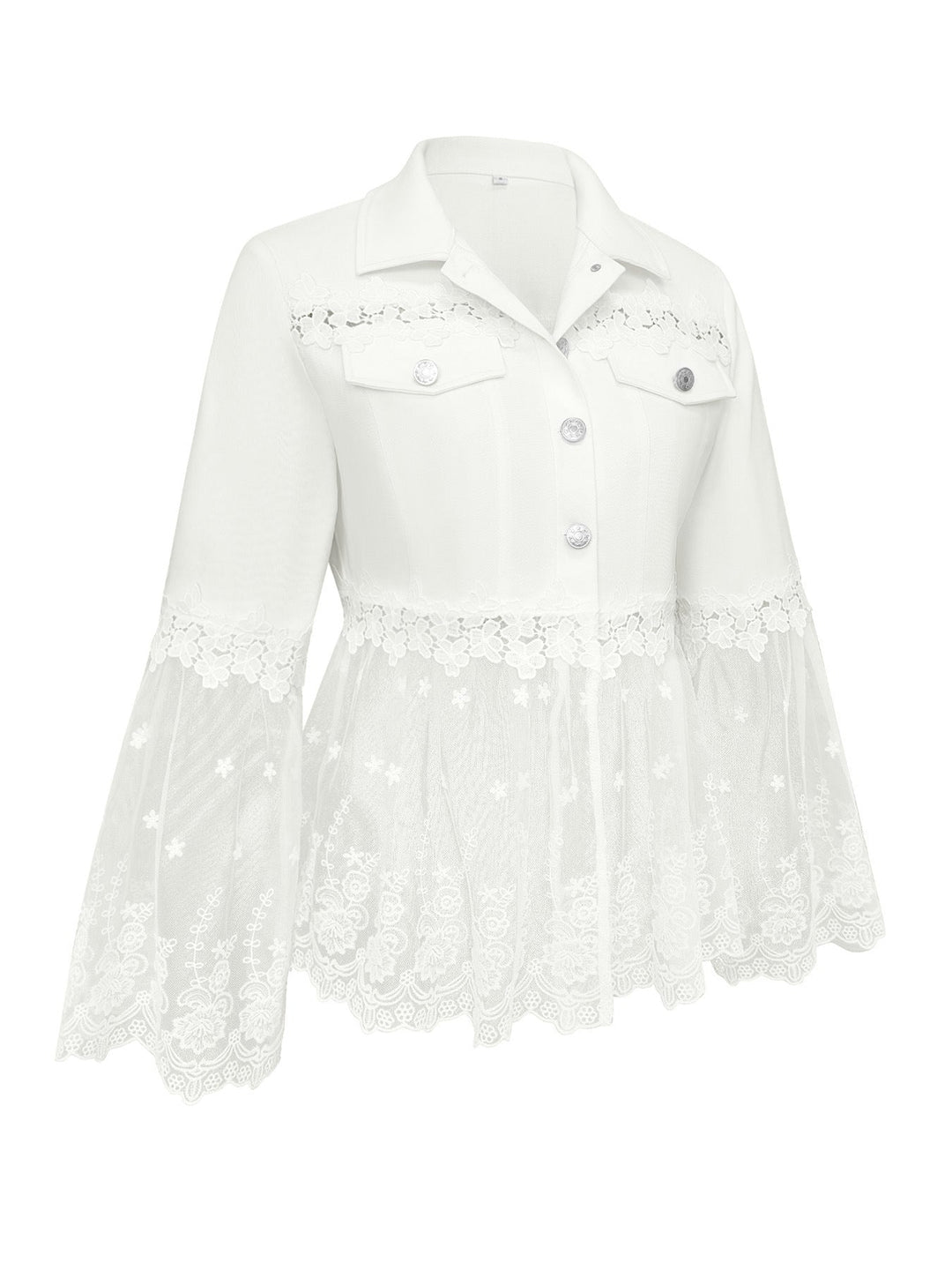 Solange | Veste à panneaux en dentelle