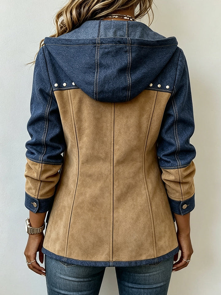 Faustine | Veste à Capuche Patchwork