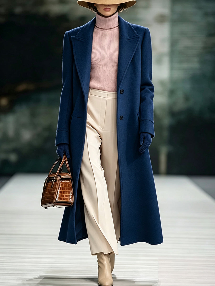 Manteau Long Élégant et Classique