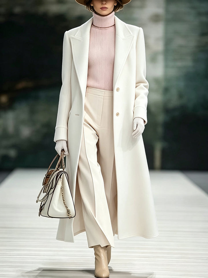 Manteau Long Élégant et Classique