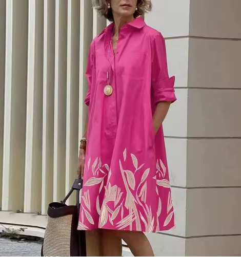 Robe midi soignée et stylée