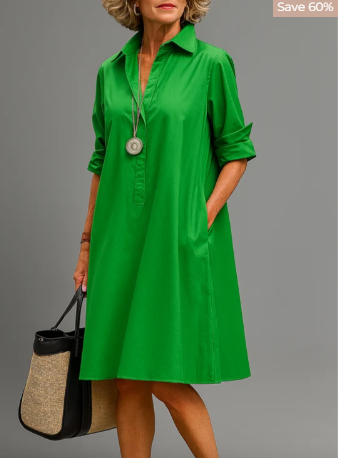 Robe midi soignée et stylée