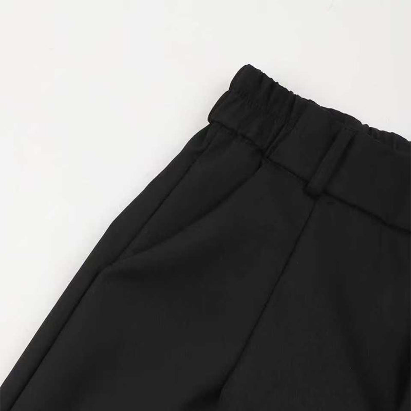 Pantalon de costume pour femmes taille haute