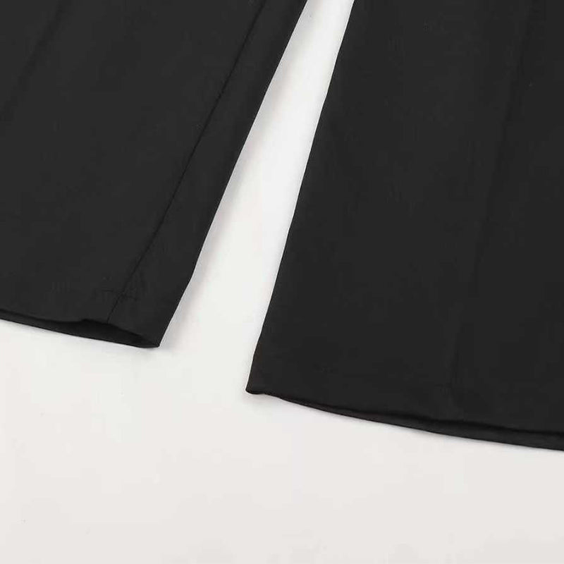 Pantalon de costume pour femmes taille haute