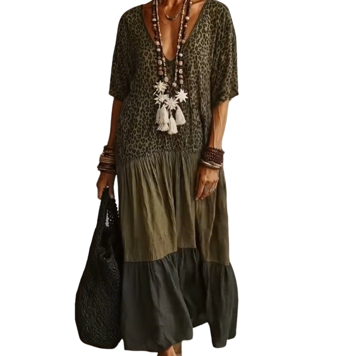 Robe bohémienne élégante et longue pour femmes